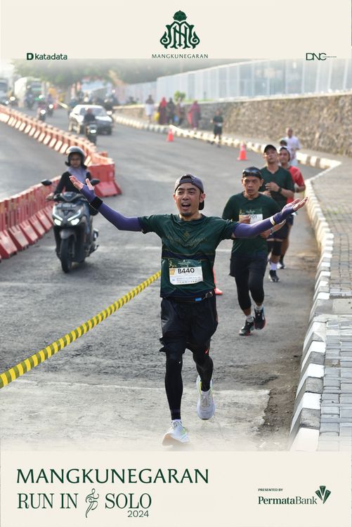 Race photo from Mangkunegaran Run 2024