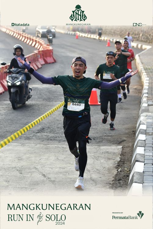 Race photo from Mangkunegaran Run 2024