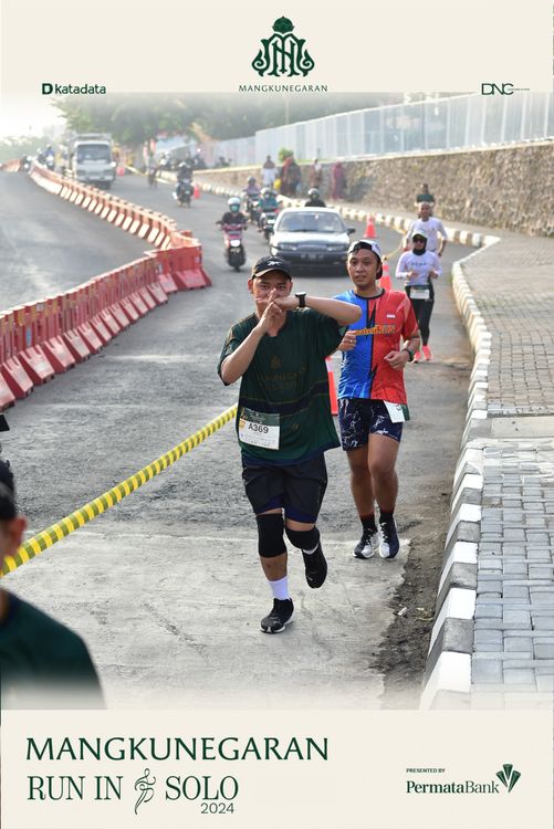 Race photo from Mangkunegaran Run 2024