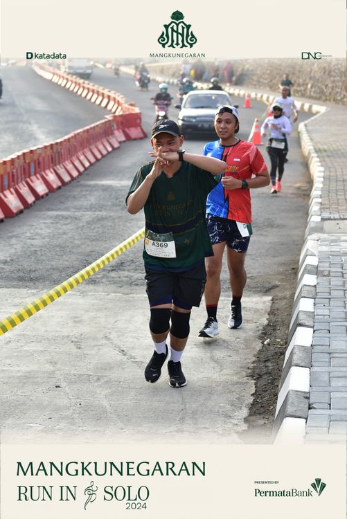 Race photo from Mangkunegaran Run 2024