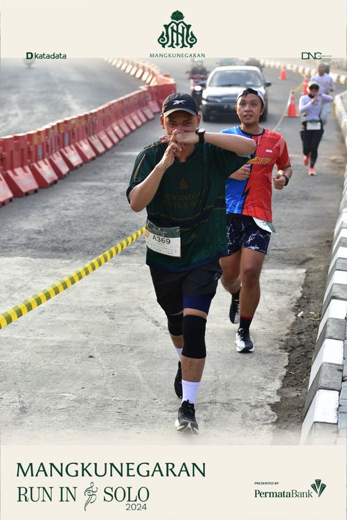 Race photo from Mangkunegaran Run 2024