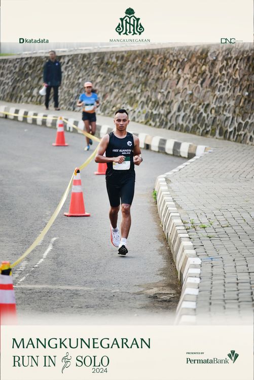 Race photo from Mangkunegaran Run 2024