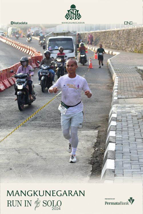 Race photo from Mangkunegaran Run 2024