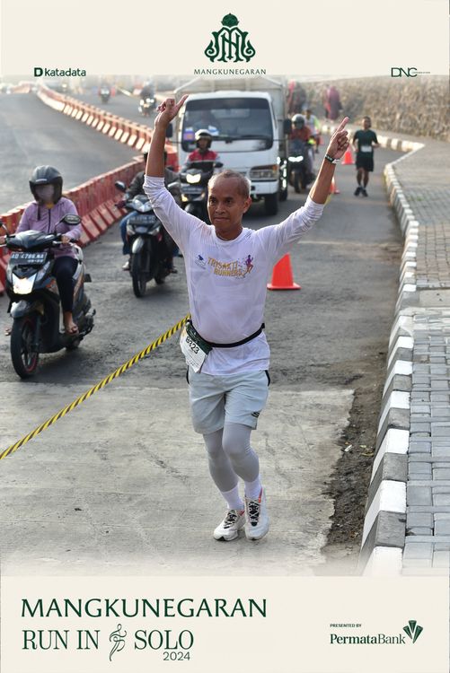 Race photo from Mangkunegaran Run 2024