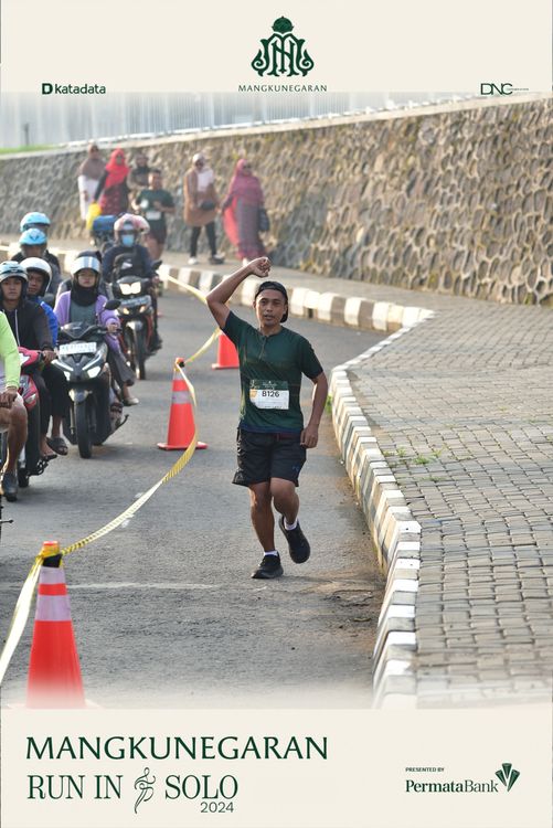 Race photo from Mangkunegaran Run 2024