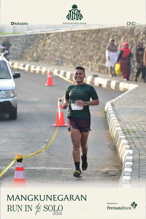 Race photo from Mangkunegaran Run 2024