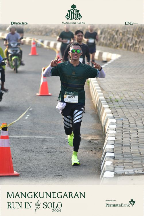 Race photo from Mangkunegaran Run 2024