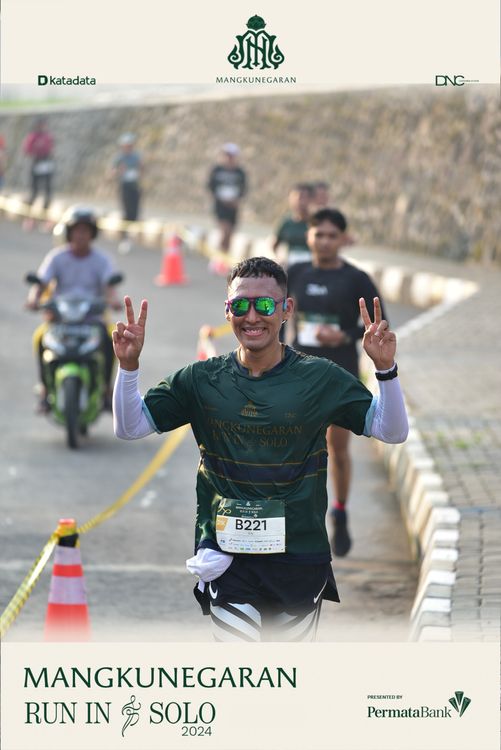 Race photo from Mangkunegaran Run 2024