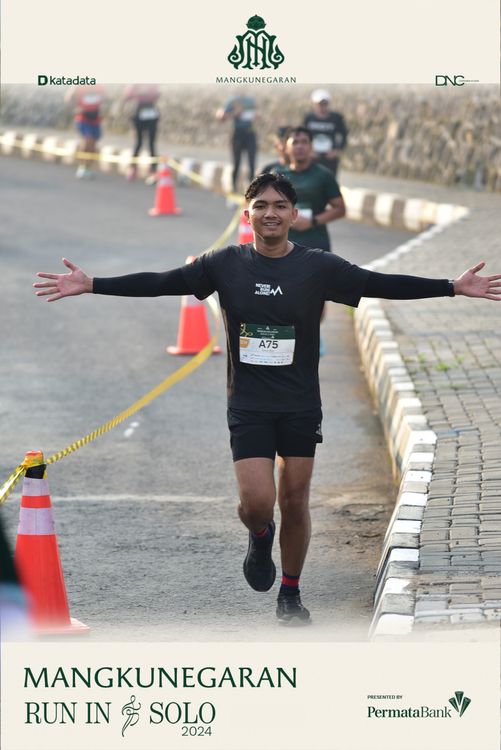 Race photo from Mangkunegaran Run 2024