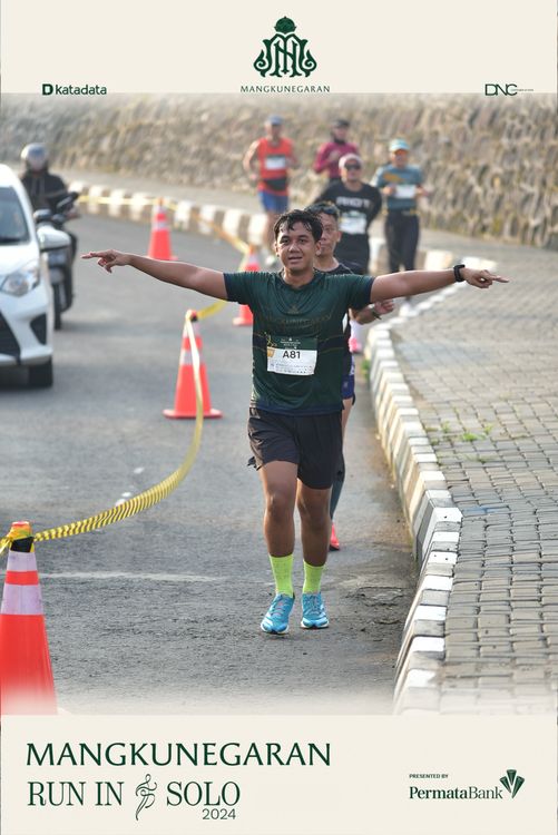 Race photo from Mangkunegaran Run 2024