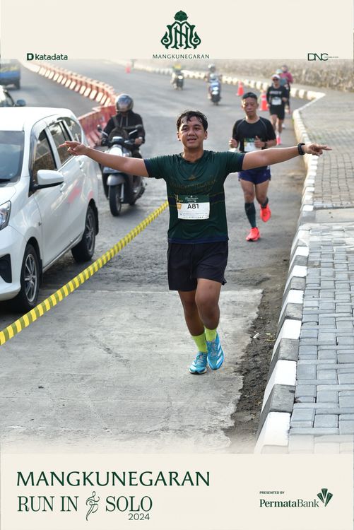 Race photo from Mangkunegaran Run 2024