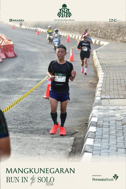Race photo from Mangkunegaran Run 2024