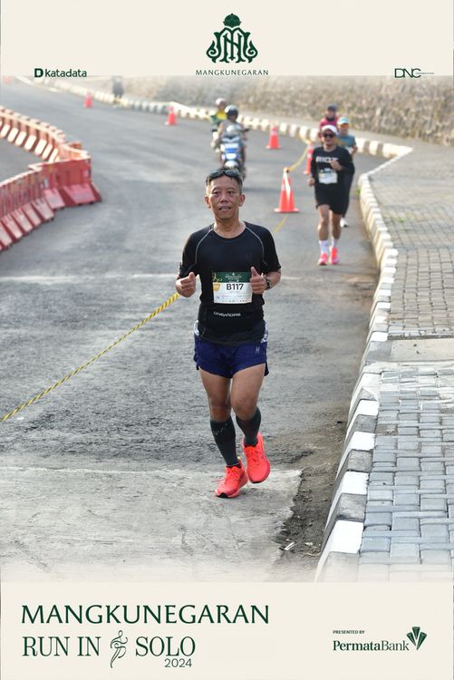 Race photo from Mangkunegaran Run 2024