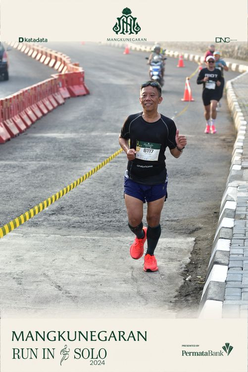 Race photo from Mangkunegaran Run 2024