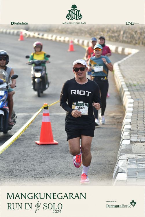 Race photo from Mangkunegaran Run 2024