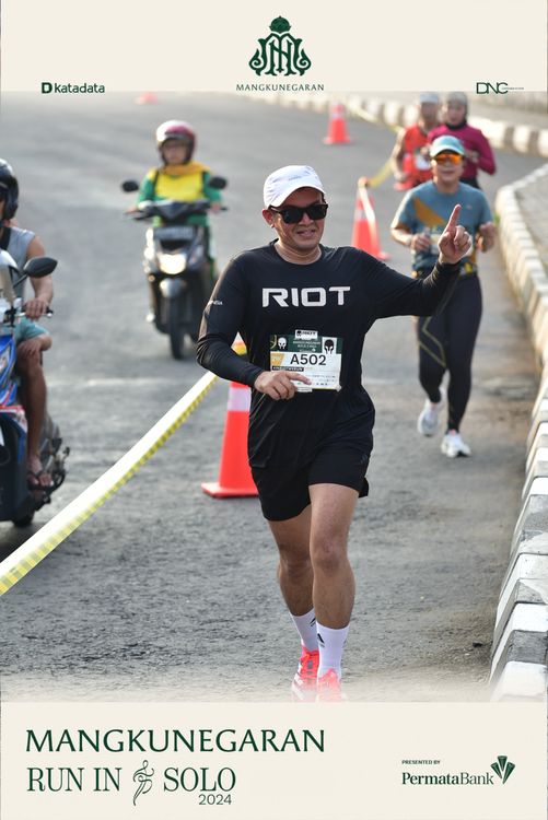 Race photo from Mangkunegaran Run 2024