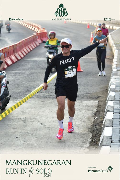 Race photo from Mangkunegaran Run 2024