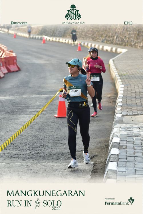 Race photo from Mangkunegaran Run 2024