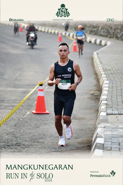Race photo from Mangkunegaran Run 2024