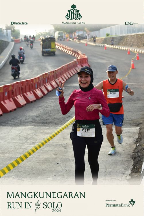 Race photo from Mangkunegaran Run 2024