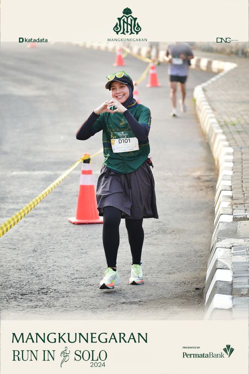 Race photo from Mangkunegaran Run 2024