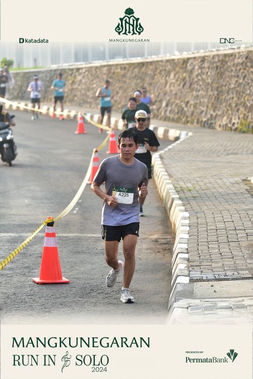Race photo from Mangkunegaran Run 2024