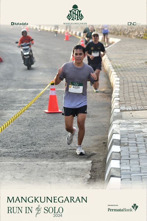 Race photo from Mangkunegaran Run 2024
