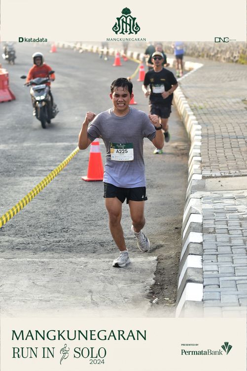 Race photo from Mangkunegaran Run 2024