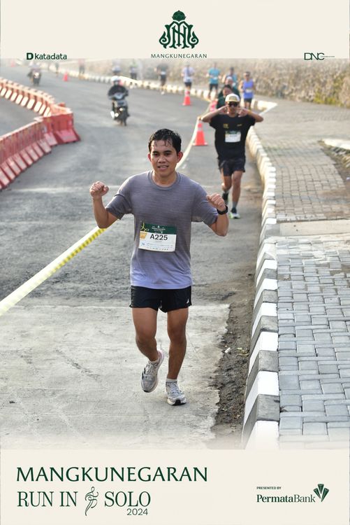 Race photo from Mangkunegaran Run 2024