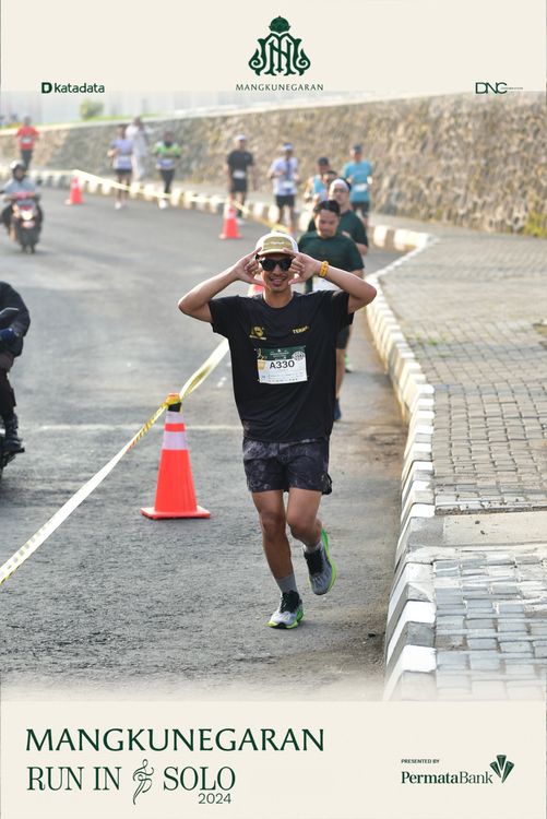Race photo from Mangkunegaran Run 2024