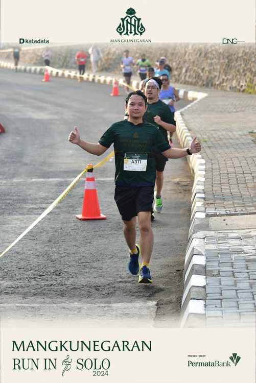 Race photo from Mangkunegaran Run 2024