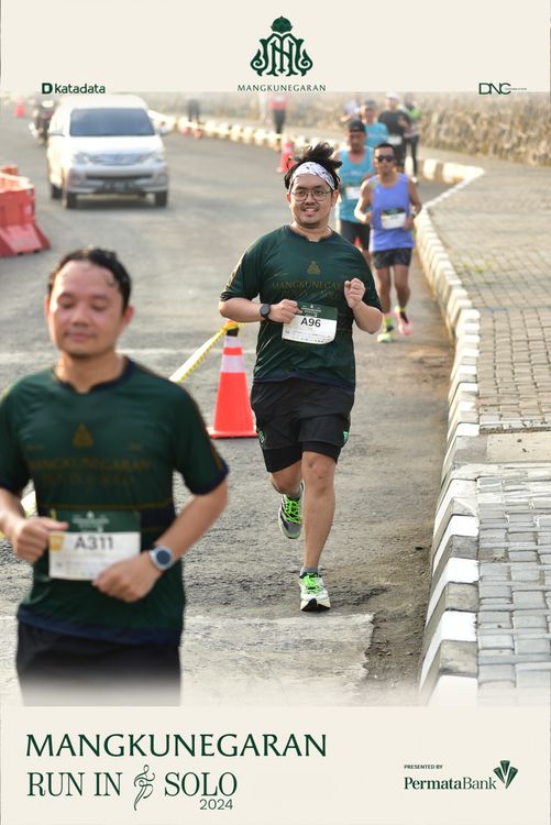 Race photo from Mangkunegaran Run 2024