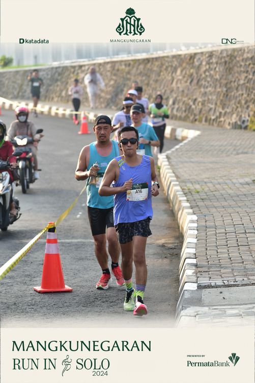 Race photo from Mangkunegaran Run 2024