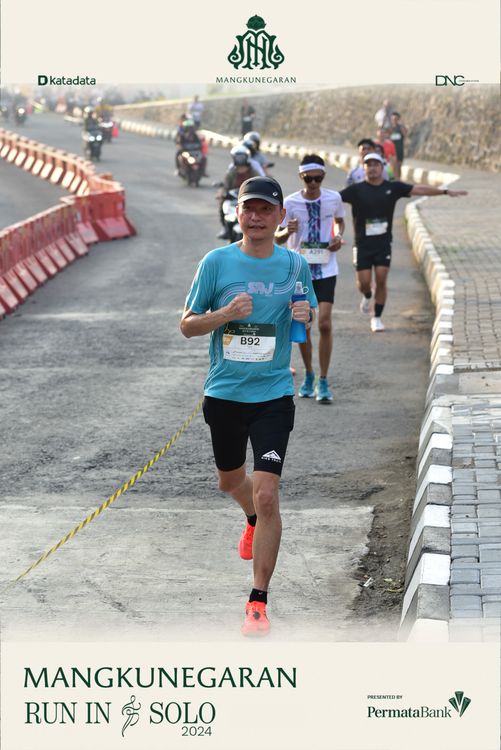 Race photo from Mangkunegaran Run 2024