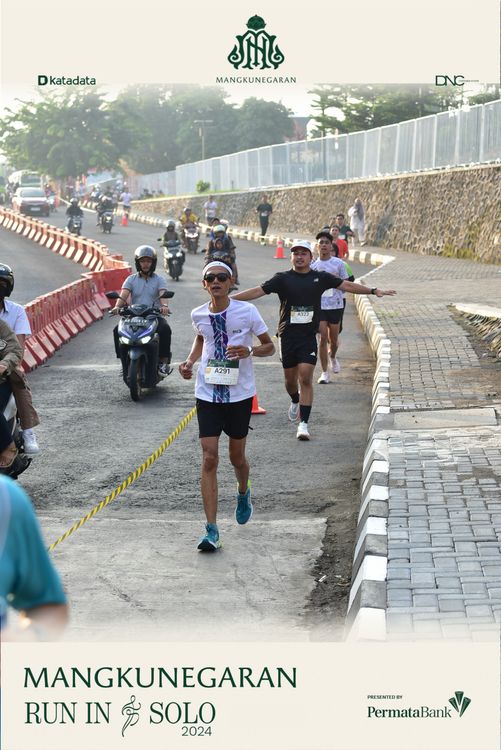 Race photo from Mangkunegaran Run 2024