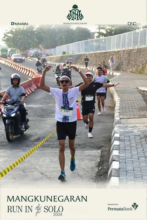 Race photo from Mangkunegaran Run 2024