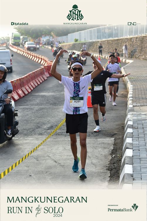 Race photo from Mangkunegaran Run 2024