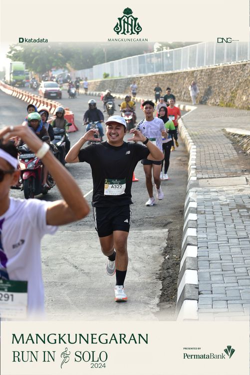 Race photo from Mangkunegaran Run 2024