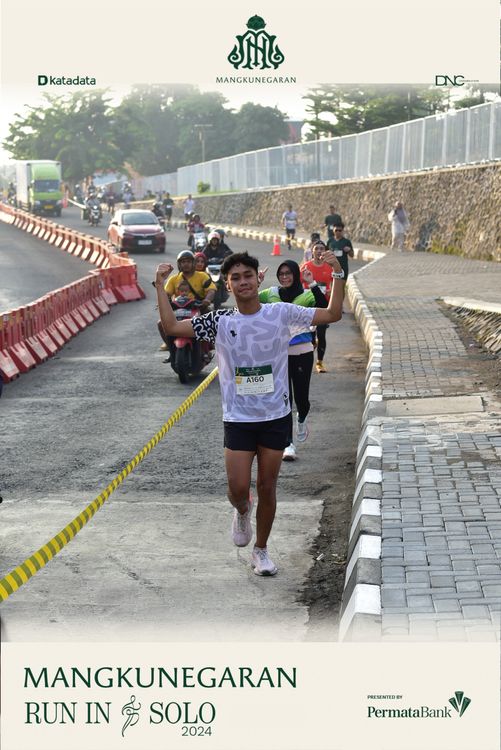 Race photo from Mangkunegaran Run 2024