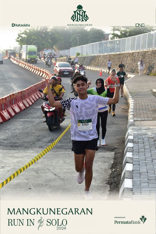 Race photo from Mangkunegaran Run 2024