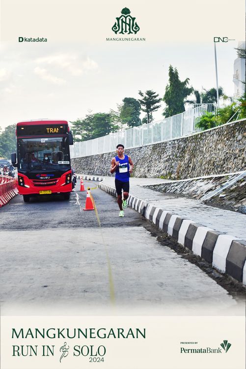Race photo from Mangkunegaran Run 2024