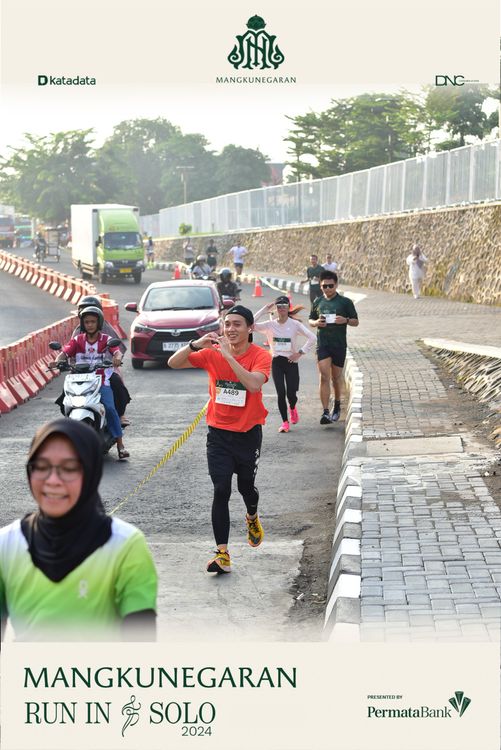 Race photo from Mangkunegaran Run 2024