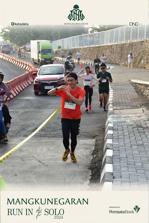 Race photo from Mangkunegaran Run 2024