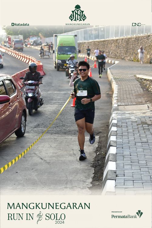 Race photo from Mangkunegaran Run 2024