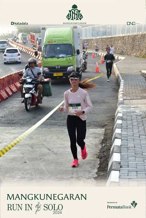 Race photo from Mangkunegaran Run 2024