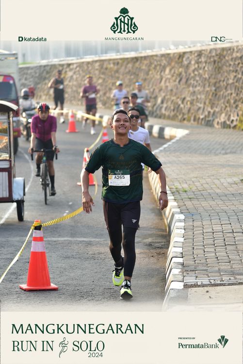 Race photo from Mangkunegaran Run 2024