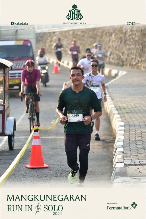 Race photo from Mangkunegaran Run 2024