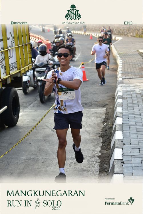Race photo from Mangkunegaran Run 2024