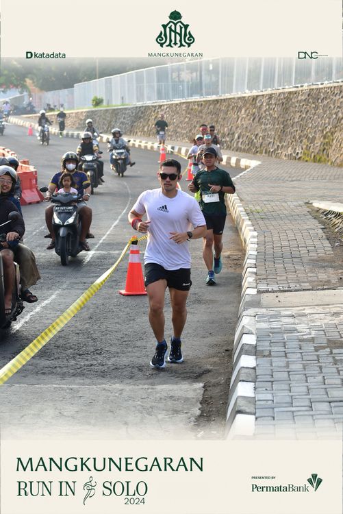Race photo from Mangkunegaran Run 2024