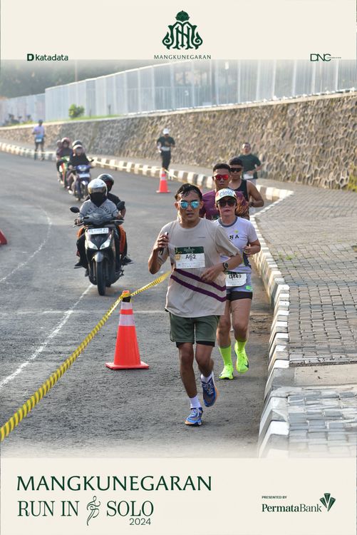 Race photo from Mangkunegaran Run 2024